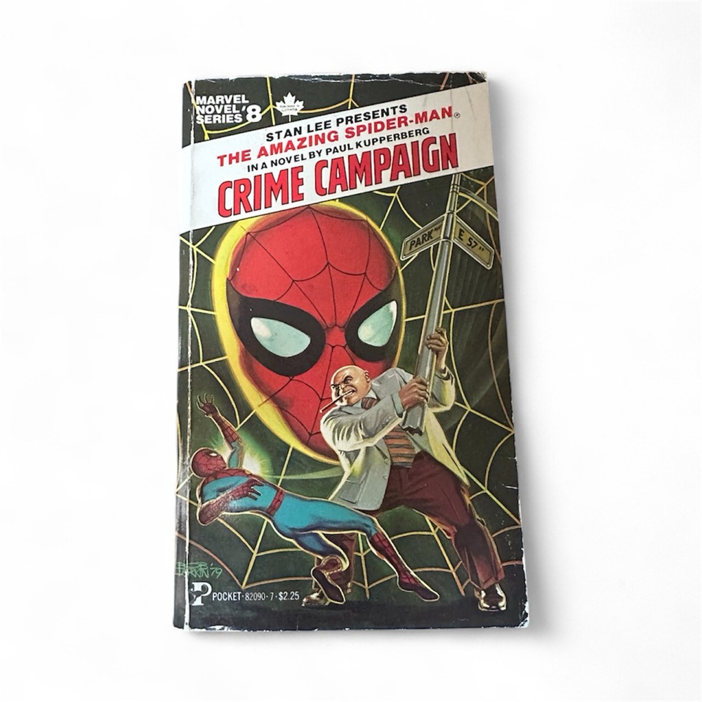 Vintage Marvel The Amazing Spider-Man Crime Campaign Comic Book
